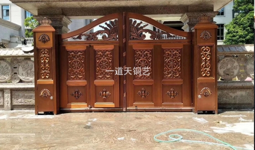 豪华别墅铜门