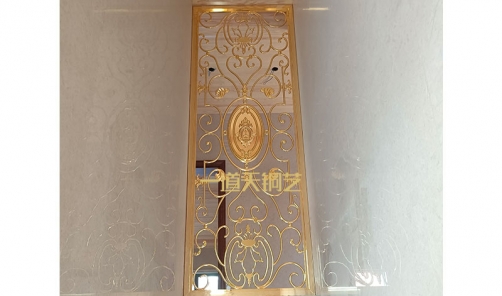 法式铜屏风